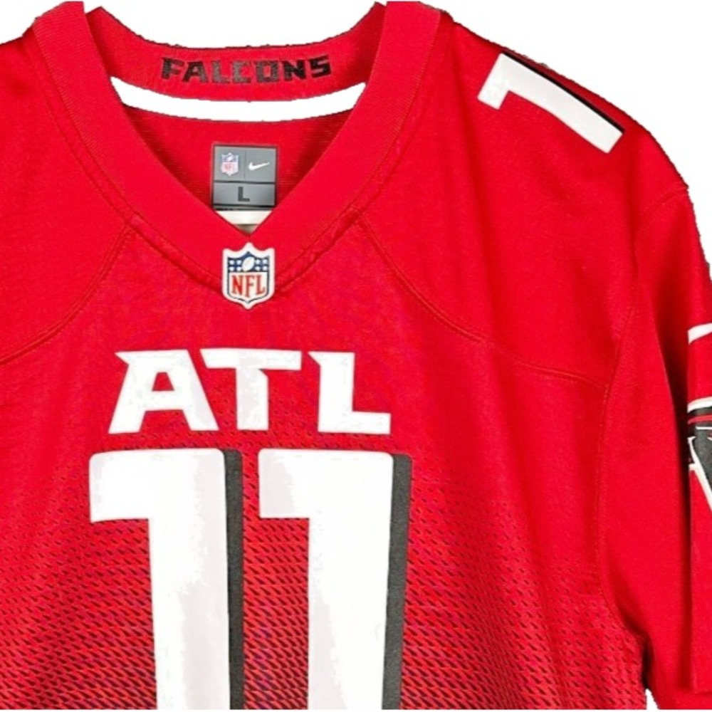 Nike Julio Jones Atlanta Falcons Jersey Youth Large Red NFL Gradient 11 L
